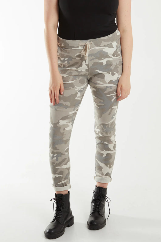 Stone Camo Magic Stretch Trouers