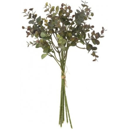 Artificial Purple Eucalyptus Spray