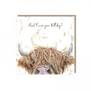 Peek A Moo Greeting Card