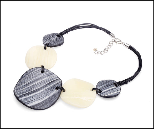 Grey Statement Necklace