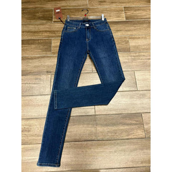 Skinny Denim Jeans Mid Blue