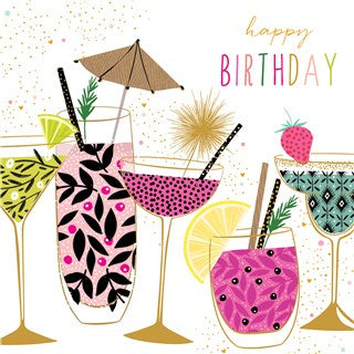 Drinks Birthday Card
