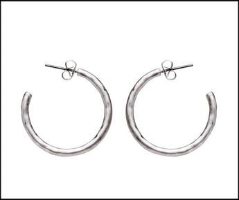 Silver Hoop Earrings
