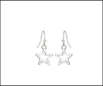 Star Drop Earrings