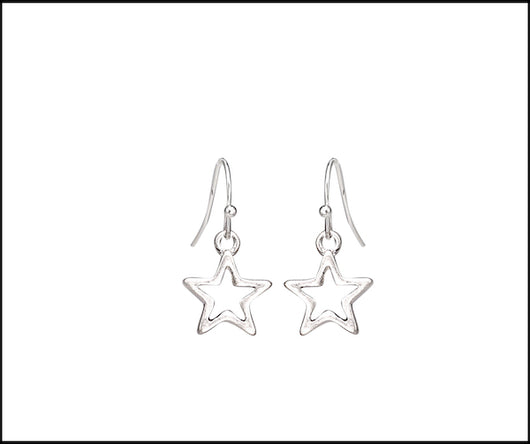 Star Drop Earrings