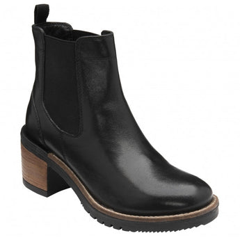 Ravel Black Leather Bray Boots