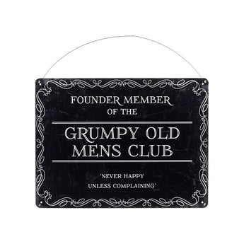 Grumpy Old Mens Club Sign