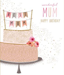 Wonderful Mum Birthday Card By Jaz And Baz