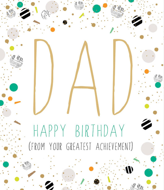 Dad Birthday Card By Jaz And Baz