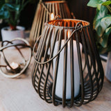 Small Teardrop Gold Lantern