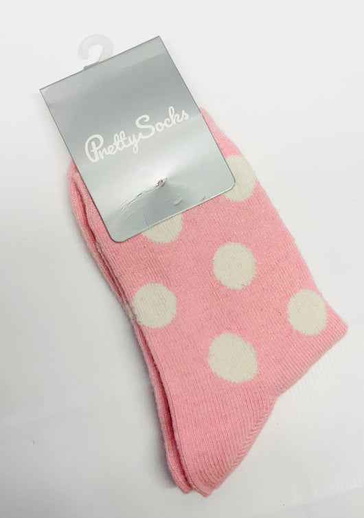 Pink Dotty Socks