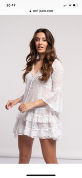 White Lace Dress By SMF