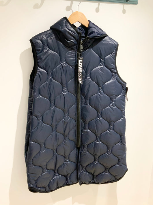 Navy Puffer Gilet