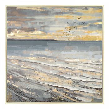 'Waves Glisten' Canvas Print