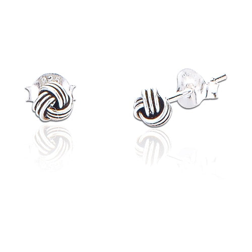 Love Knot Studs Silver 925