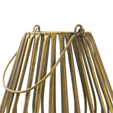 Small Teardrop Gold Lantern