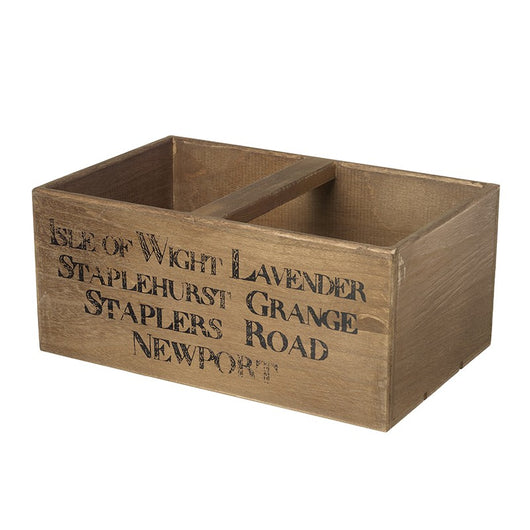 Wooden Lavender Crate