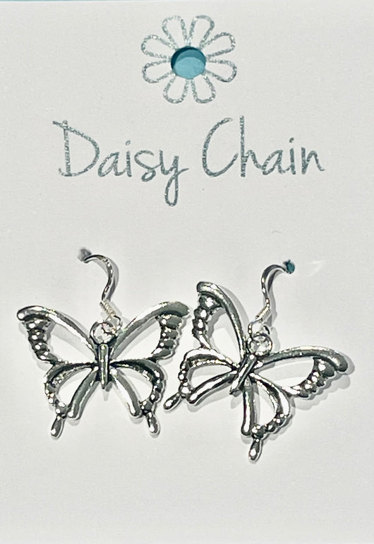Silver 925 Butterfly Earrings