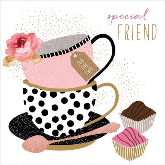 Special friend birthday card by Jaz and Baz