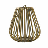 Small Teardrop Gold Lantern
