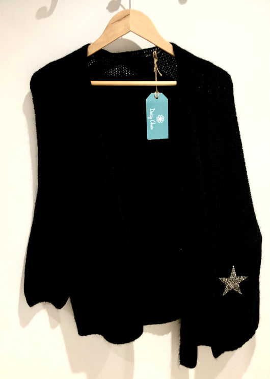 Black Star Sleeve Cardi
