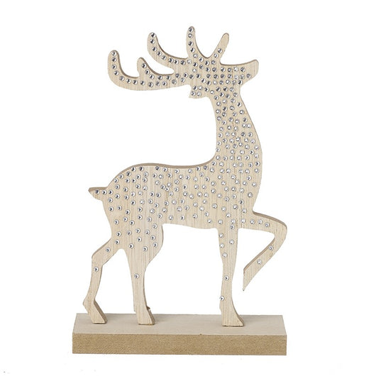 Standing Wooden Deer