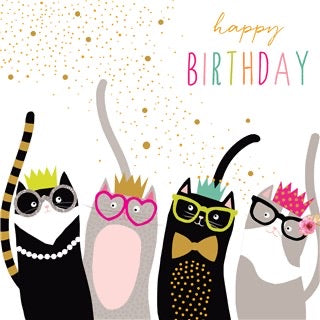 Party Cats Birthday Cards