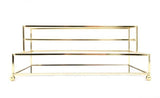 Gold Two Tier Mirror Caddy