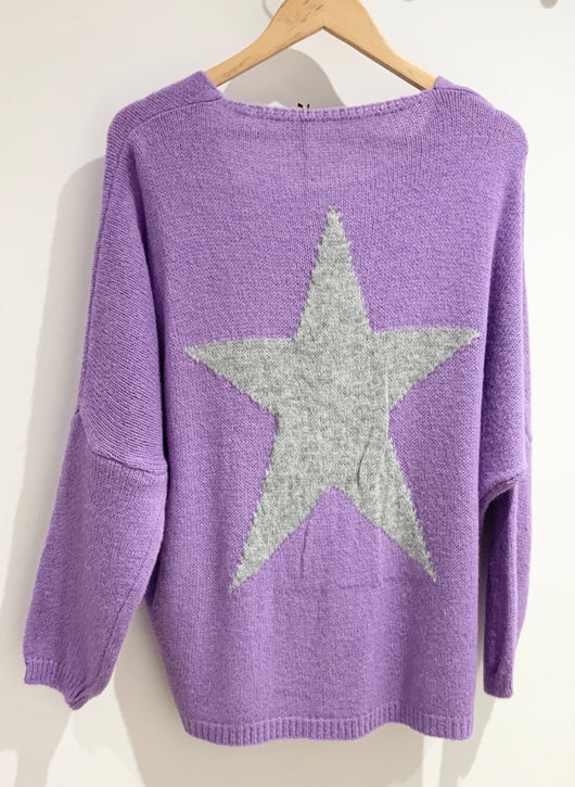 Lilac Star jumper