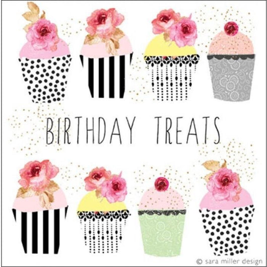 Jaz and baz yummy cupcakes birthday card