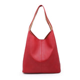 Large Red bucket bag