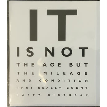Birthday it’s not the age card