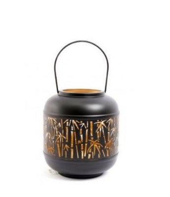 Black Bamboo Lantern
