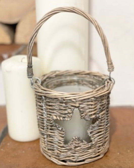 Woven Wicker Star Lantern