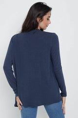 Navy Twin Set Vest & Cardi